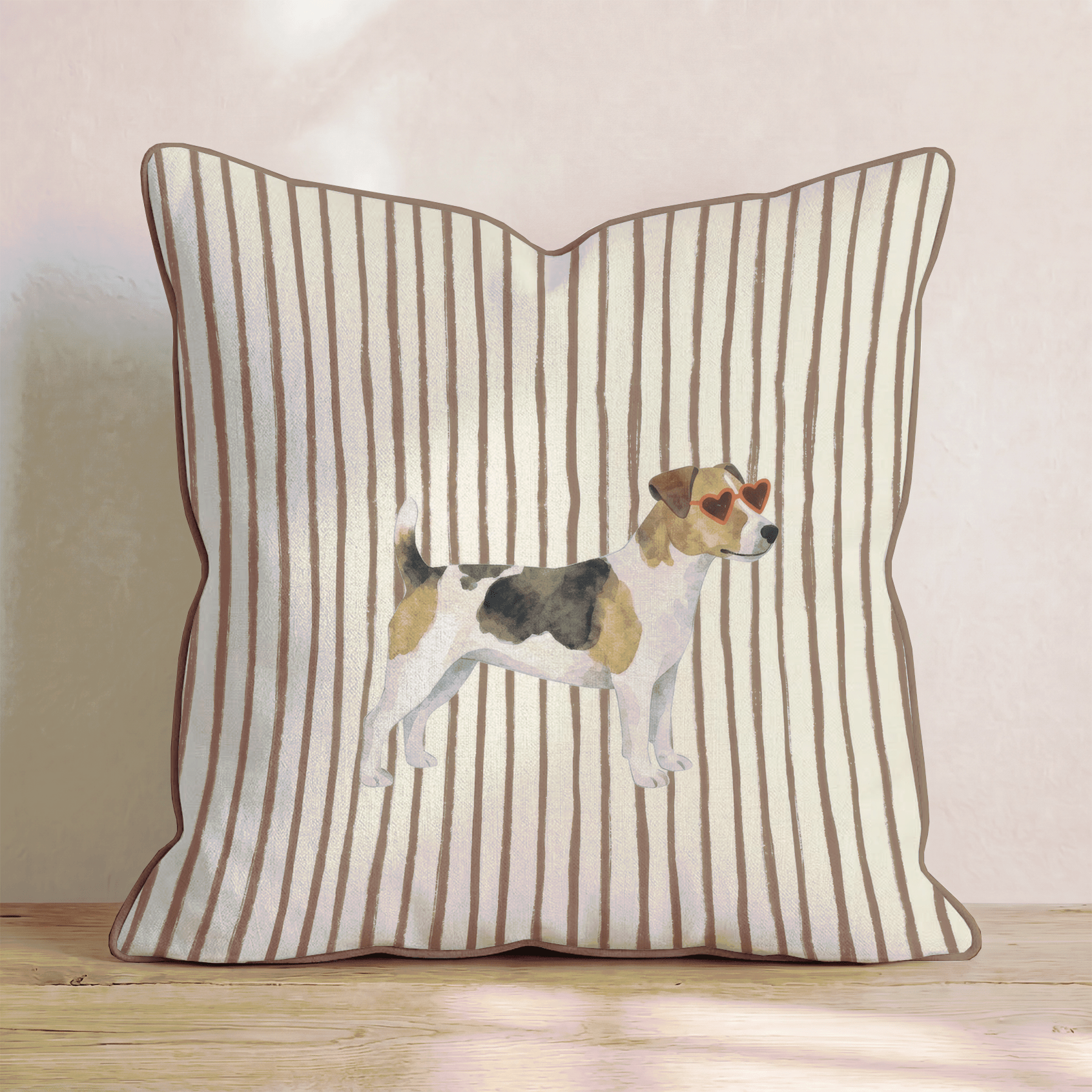 Hot Diggity Jack Russell Terrier Throw Pillow - Hillcroft Home