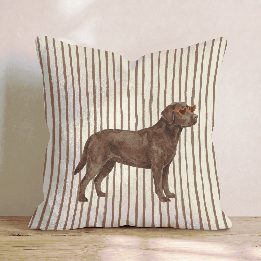 Hot Diggity Labrador Retriever Throw Pillow - Hillcroft Home