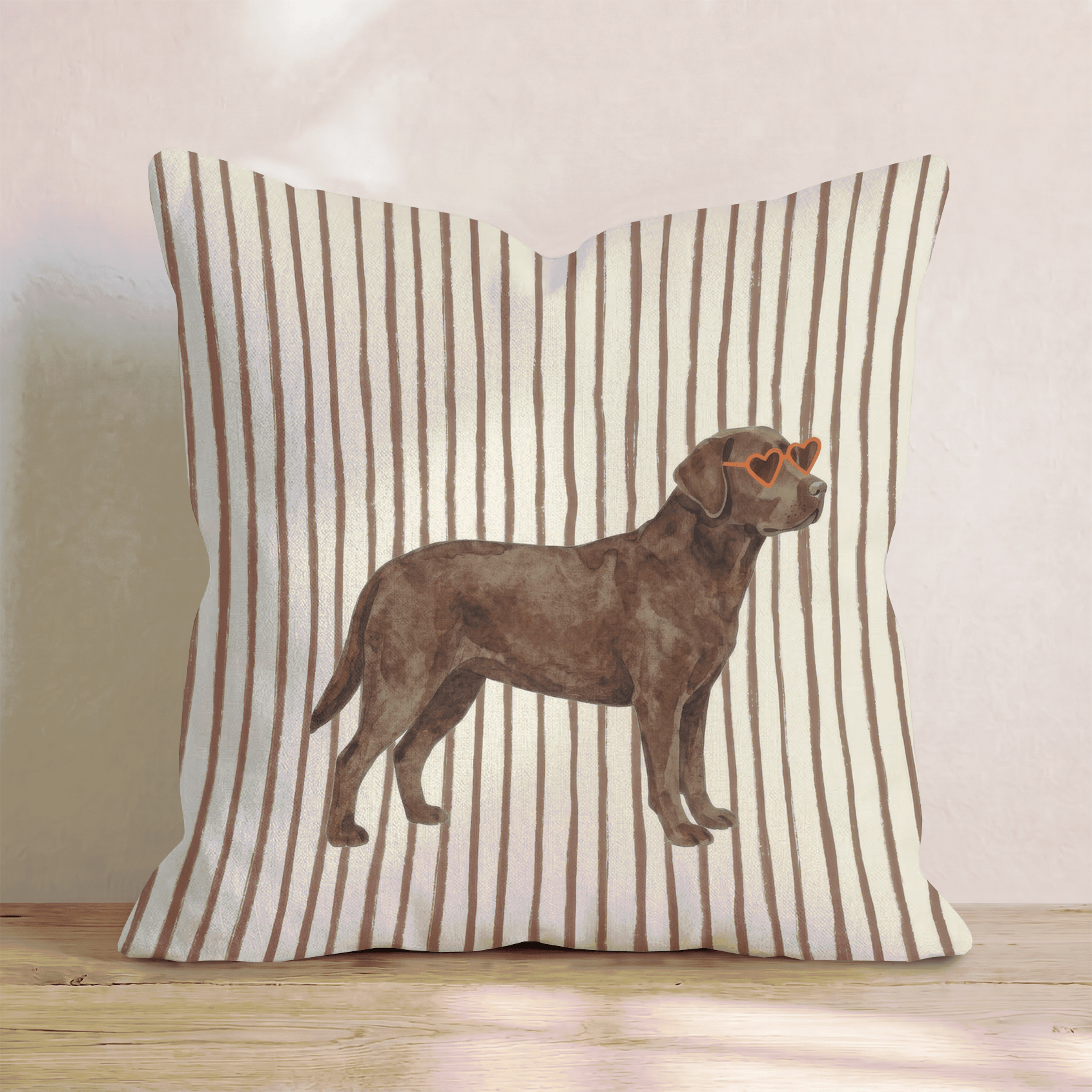 Hot Diggity Labrador Retriever Throw Pillow - Hillcroft Home