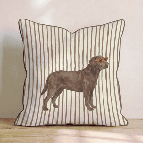 Hot Diggity Labrador Retriever Throw Pillow - Hillcroft Home