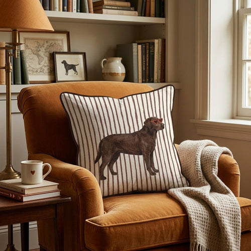 Hot Diggity Labrador Retriever Throw Pillow - Hillcroft Home
