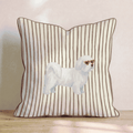 Hot Diggity Maltese Throw Pillow - Hillcroft Home