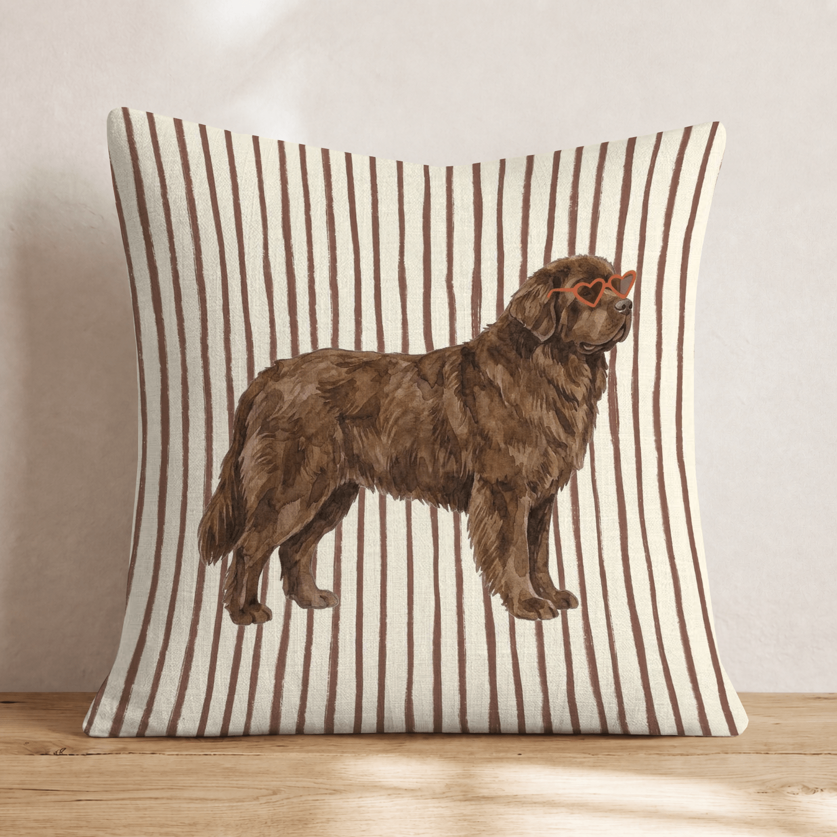 Hot Diggity Newfoundland Throw Pillow - Hillcroft Home