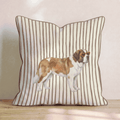 Hot Diggity Saint Bernard Throw Pillow - Hillcroft Home