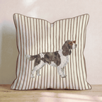 Hot Diggity Springer Spaniel Throw Pillow - Hillcroft Home
