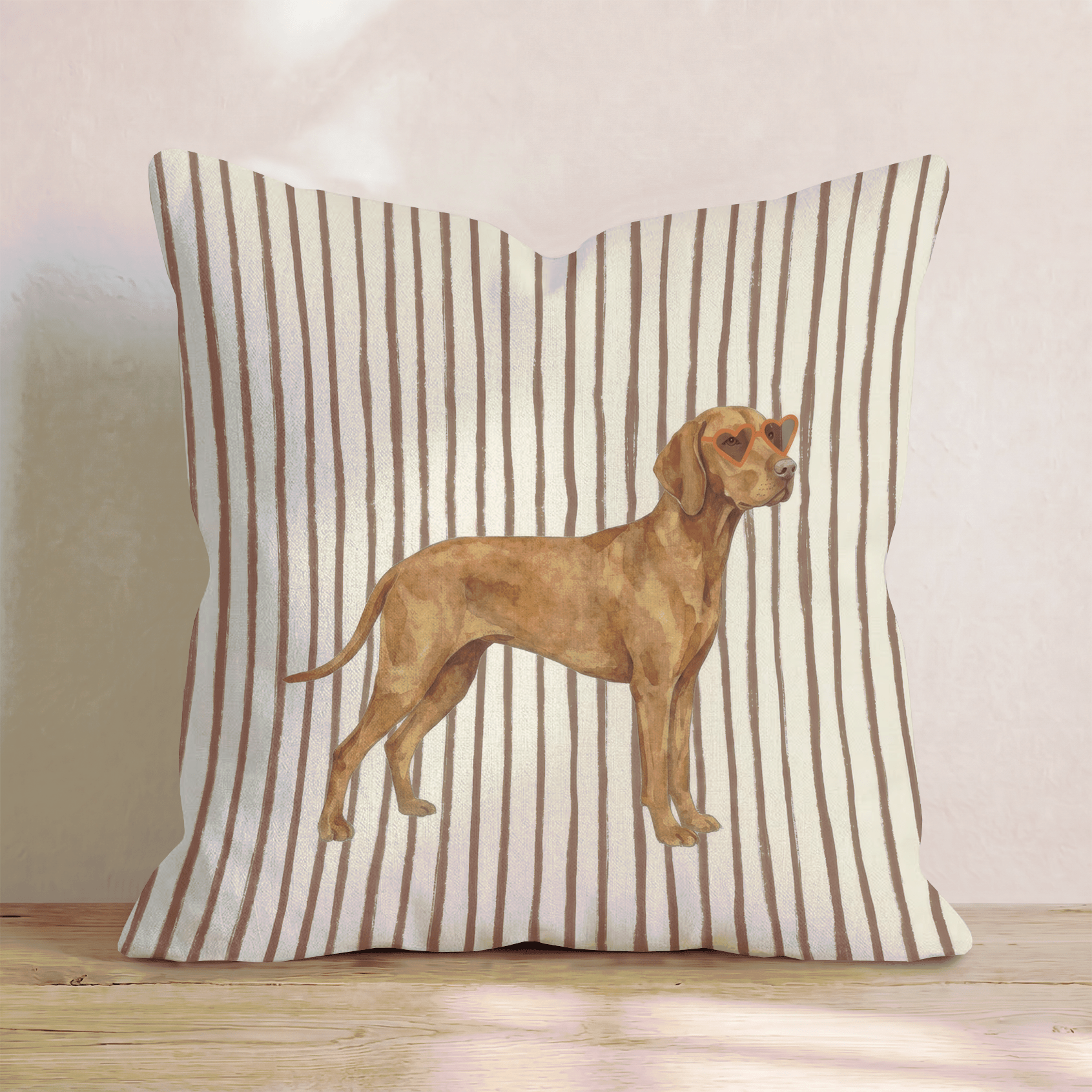 Hot Diggity Vizsla Throw Pillow - Hillcroft Home