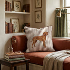 Hot Diggity Vizsla Throw Pillow - Hillcroft Home