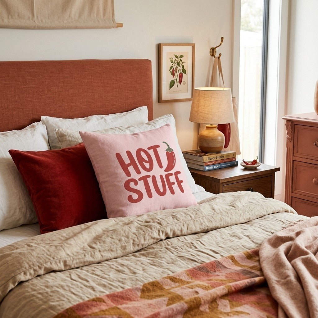 Hot Stuff Throw Pillow - Hillcroft Home