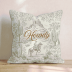 Howdy Throw Pillow - Hillcroft Home