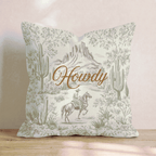 Howdy Throw Pillow - Hillcroft Home