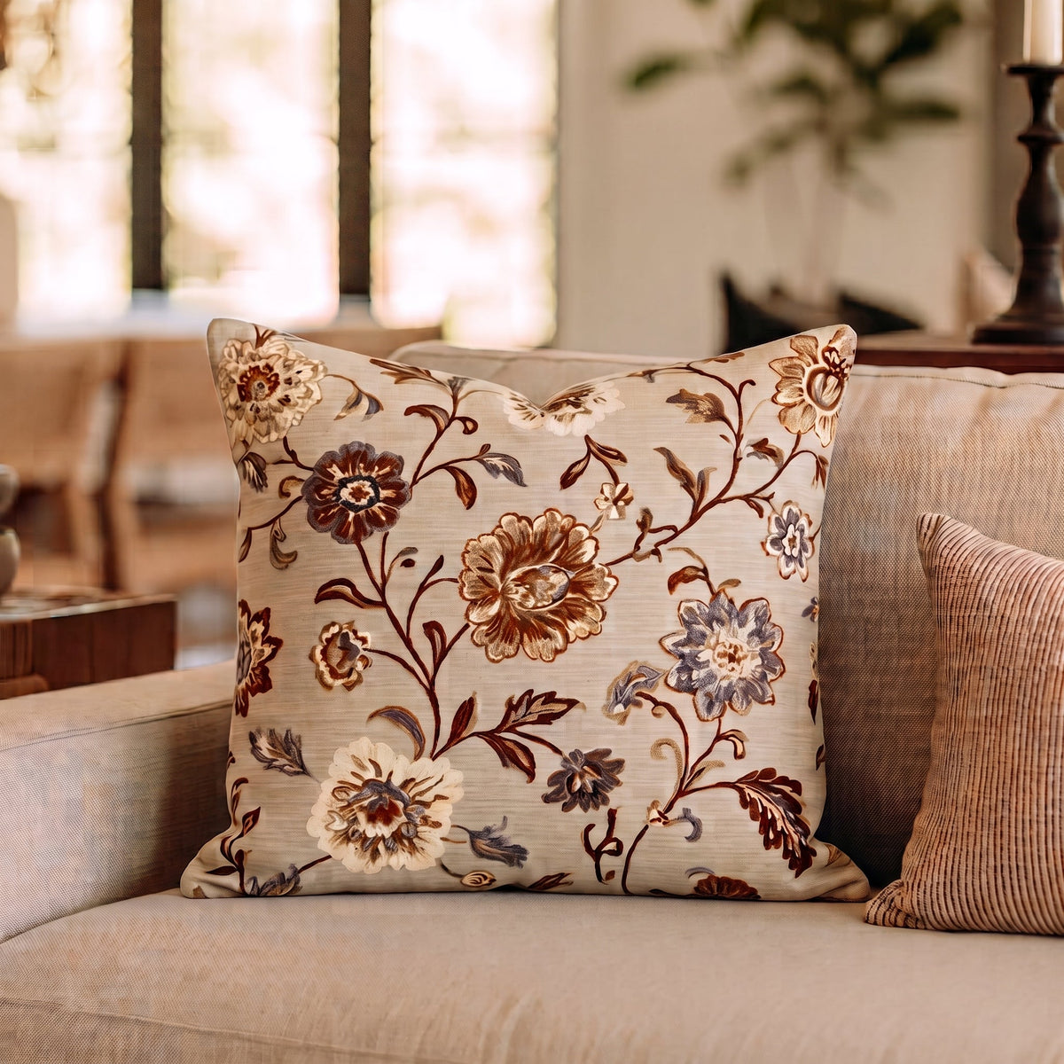 Hues of September Throw Pillow throw pillow - Hillcroft Home