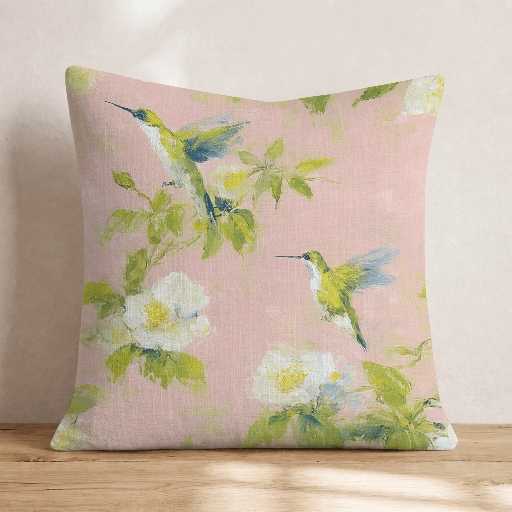 Hummingbird Soar Throw Pillow - Hillcroft Home