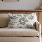 Hunting Toile Throw Pillow throw pillow - Hillcroft Home
