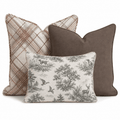 Hunting Toile Trio Throw Pillow Bundle throw pillow - Hillcroft Home