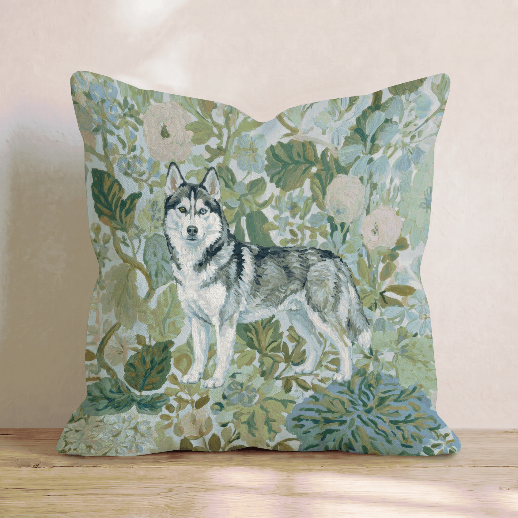 Husky Power Throw Pillow - Hillcroft Home