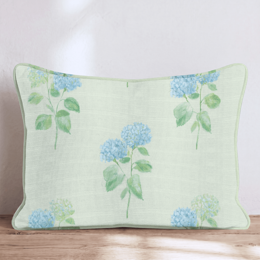 Hydrangea Bouquets Throw Pillow - Hillcroft Home