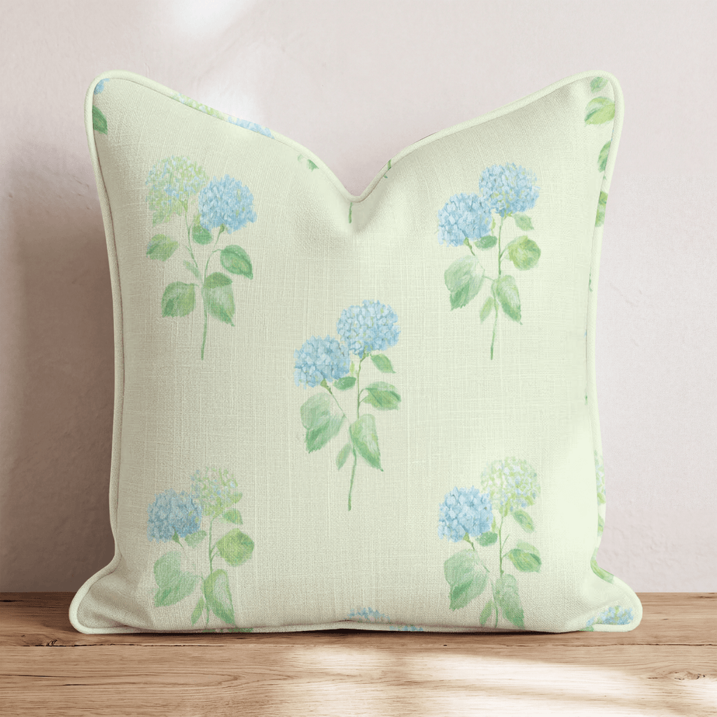 Hydrangea Bouquets Throw Pillow - Hillcroft Home