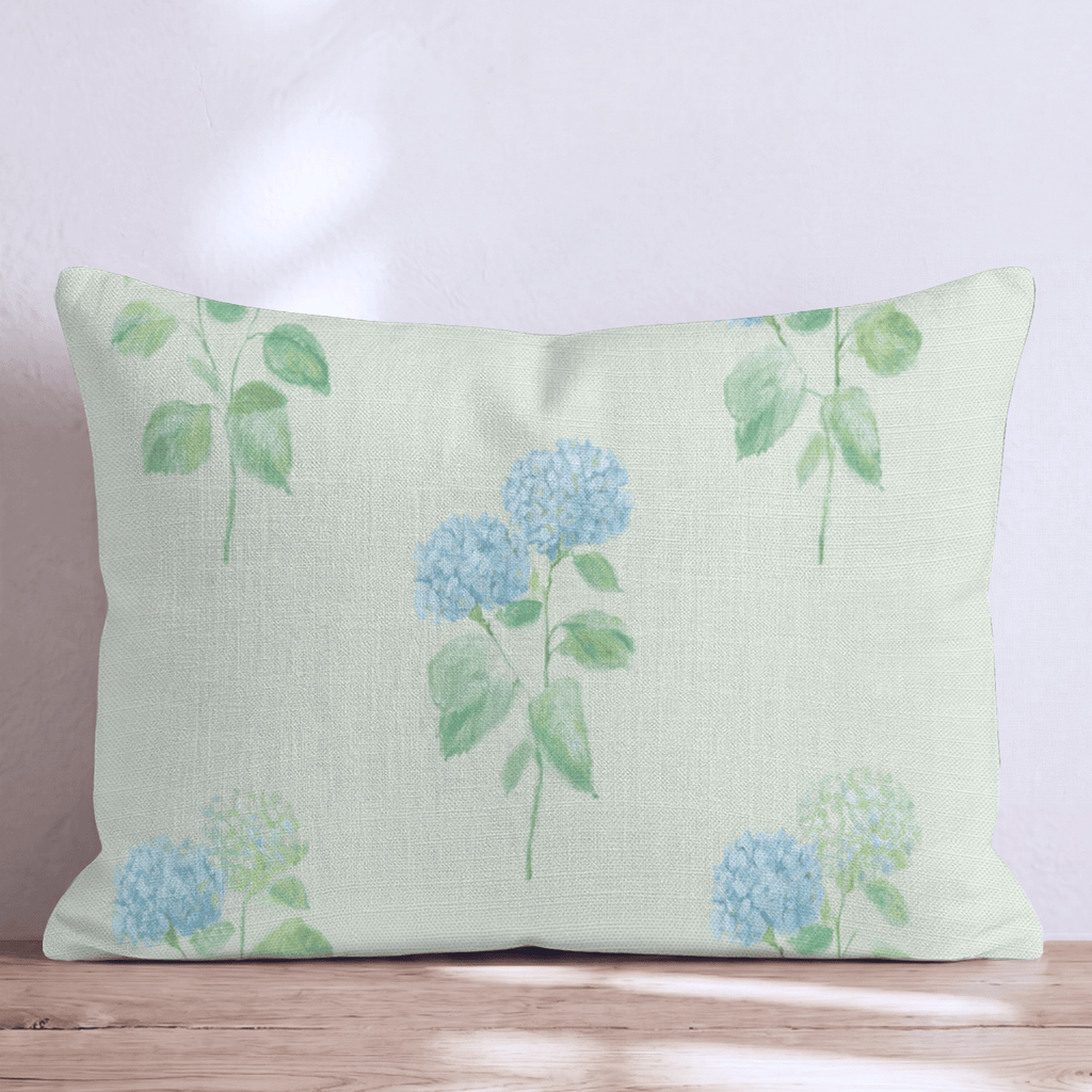 Hydrangea Bouquets Throw Pillow - Hillcroft Home