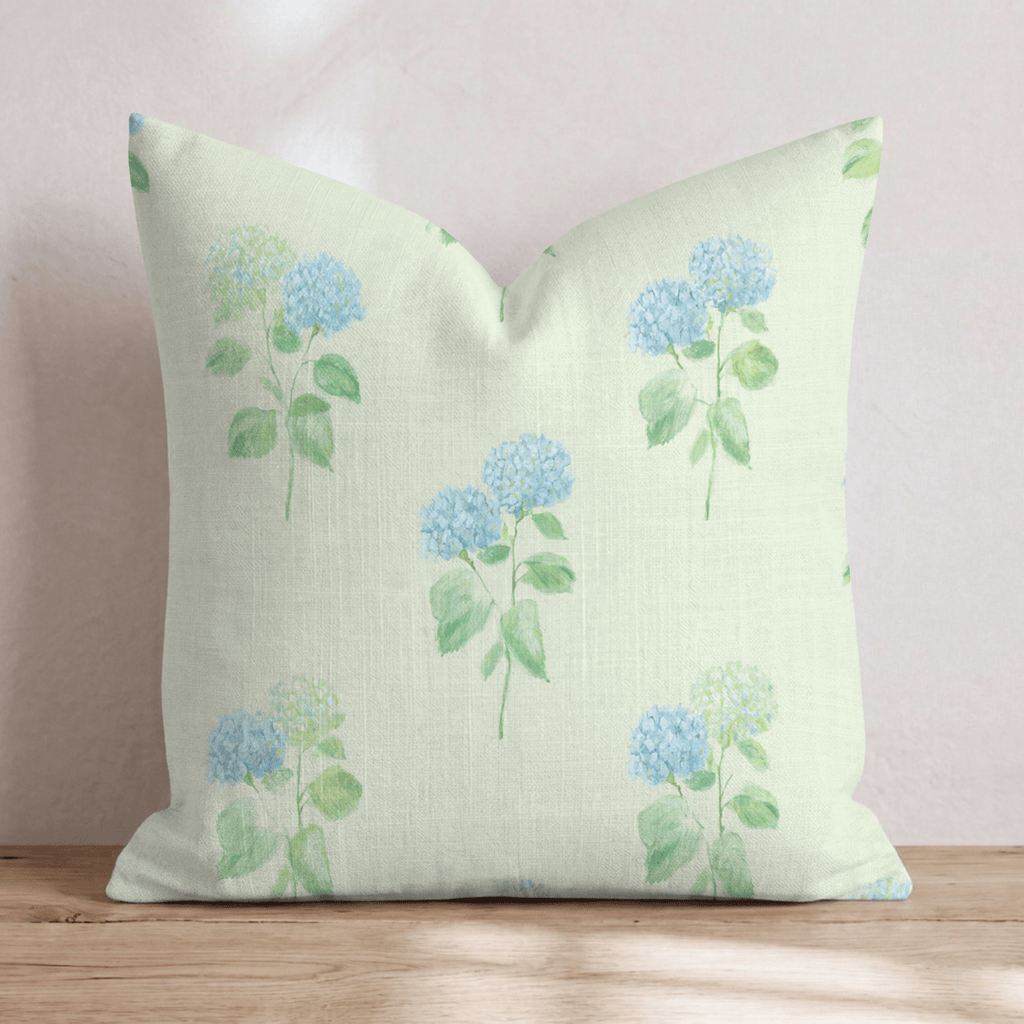 Hydrangea Bouquets Throw Pillow - Hillcroft Home