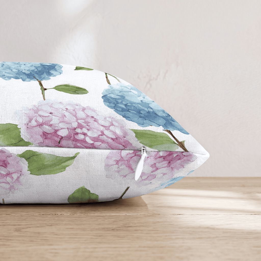 Hydrangea Haze Throw Pillow - Hillcroft Home