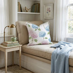 Hydrangea Haze Throw Pillow - Hillcroft Home