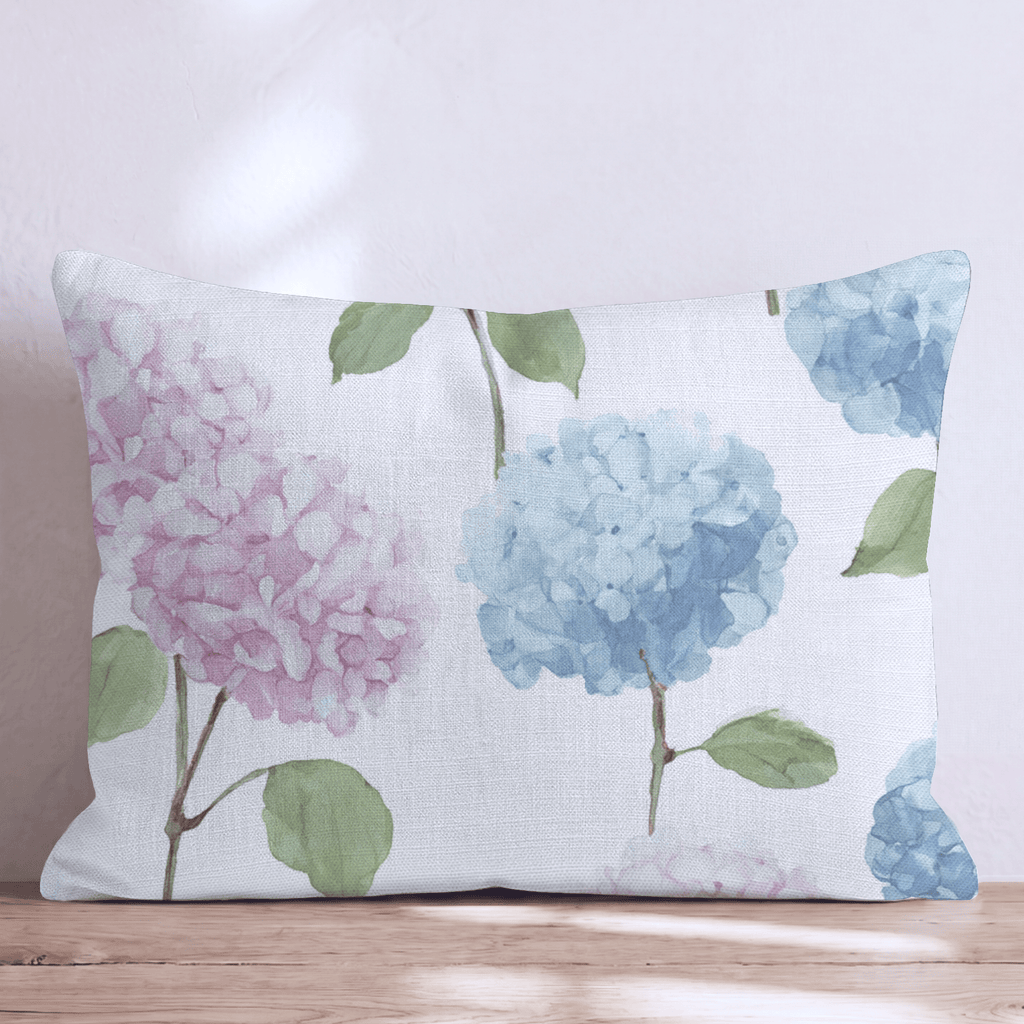 Hydrangea Haze Throw Pillow - Hillcroft Home