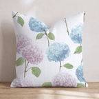 Hydrangea Haze Throw Pillow - Hillcroft Home