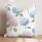 Hydrangea Haze Throw Pillow - Hillcroft Home