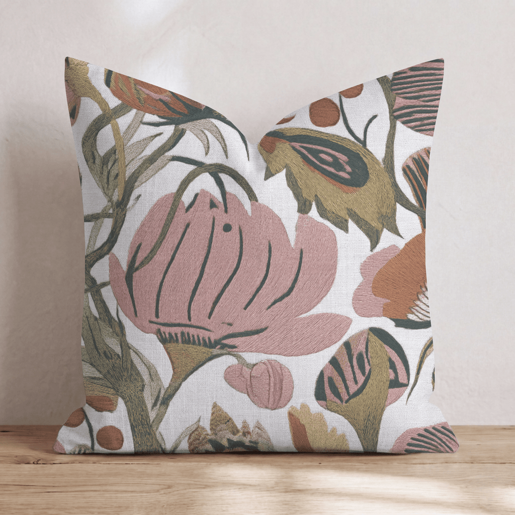 Hydrangea Pop Throw Pillow - Hillcroft Home