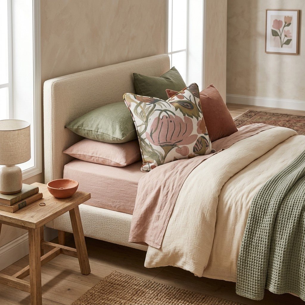 Hydrangea Pop Throw Pillow - Hillcroft Home
