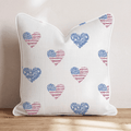 I Heart America Throw Pillow - Hillcroft Home