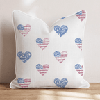I Heart America Throw Pillow - Hillcroft Home