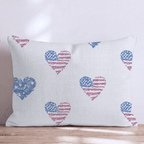 I Heart America Throw Pillow - Hillcroft Home