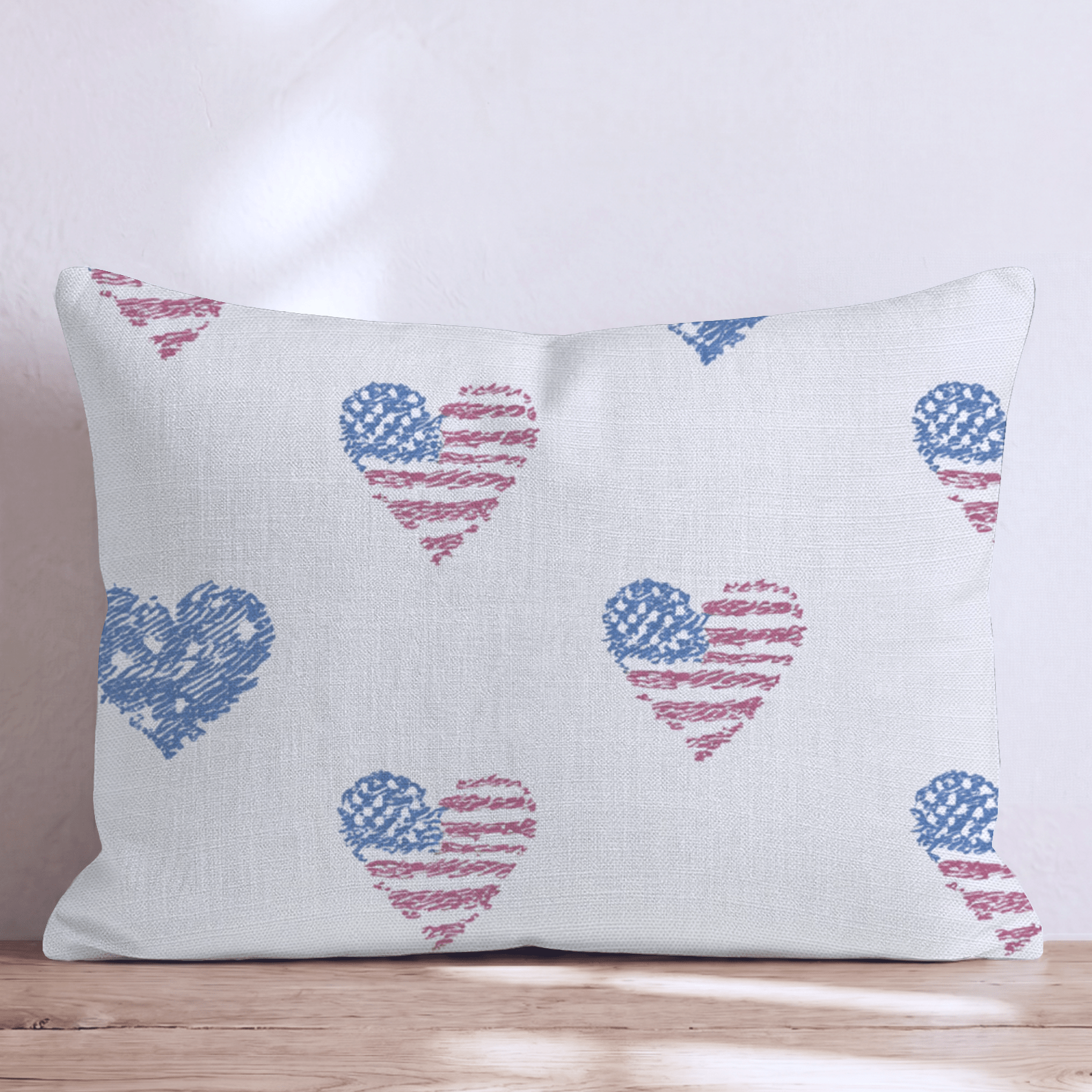 I Heart America Throw Pillow - Hillcroft Home