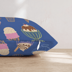 Ice Cream Pattern Throw Pillow - Hillcroft Home