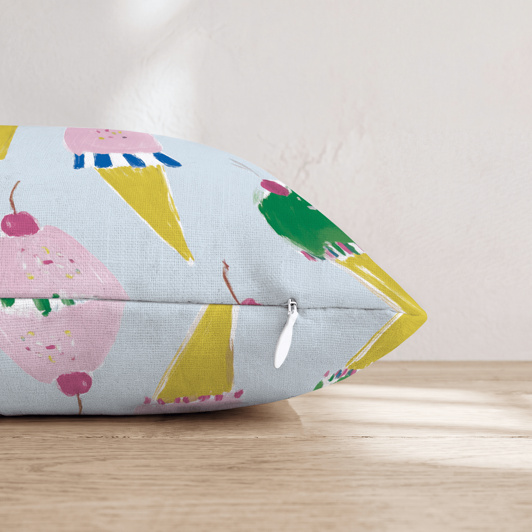 Ice Cream Treat Throw Pillow - Hillcroft Home