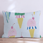 Ice Cream Treat Throw Pillow - Hillcroft Home