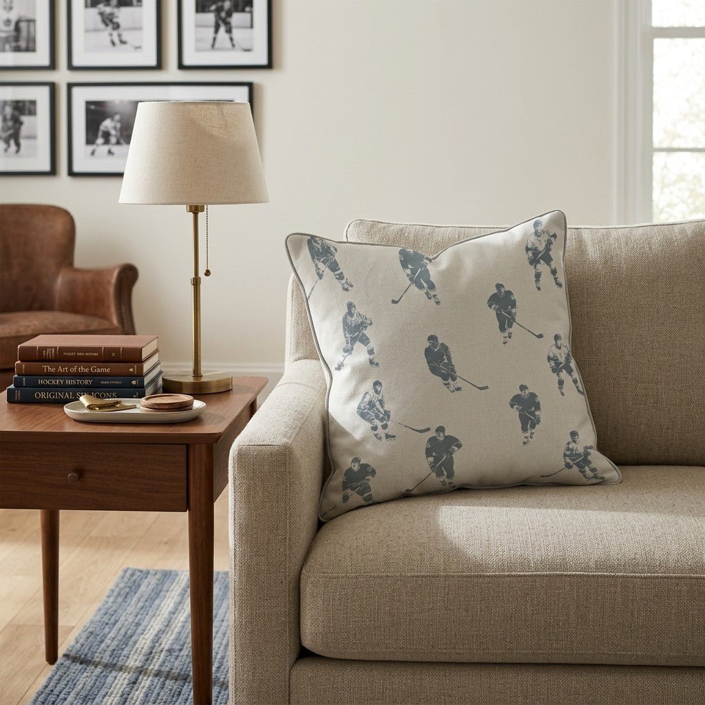 Ice Games Throw Pillow - Hillcroft Home