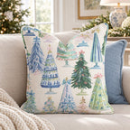 Icy Christmas Throw Pillow throw pillow - Hillcroft Home
