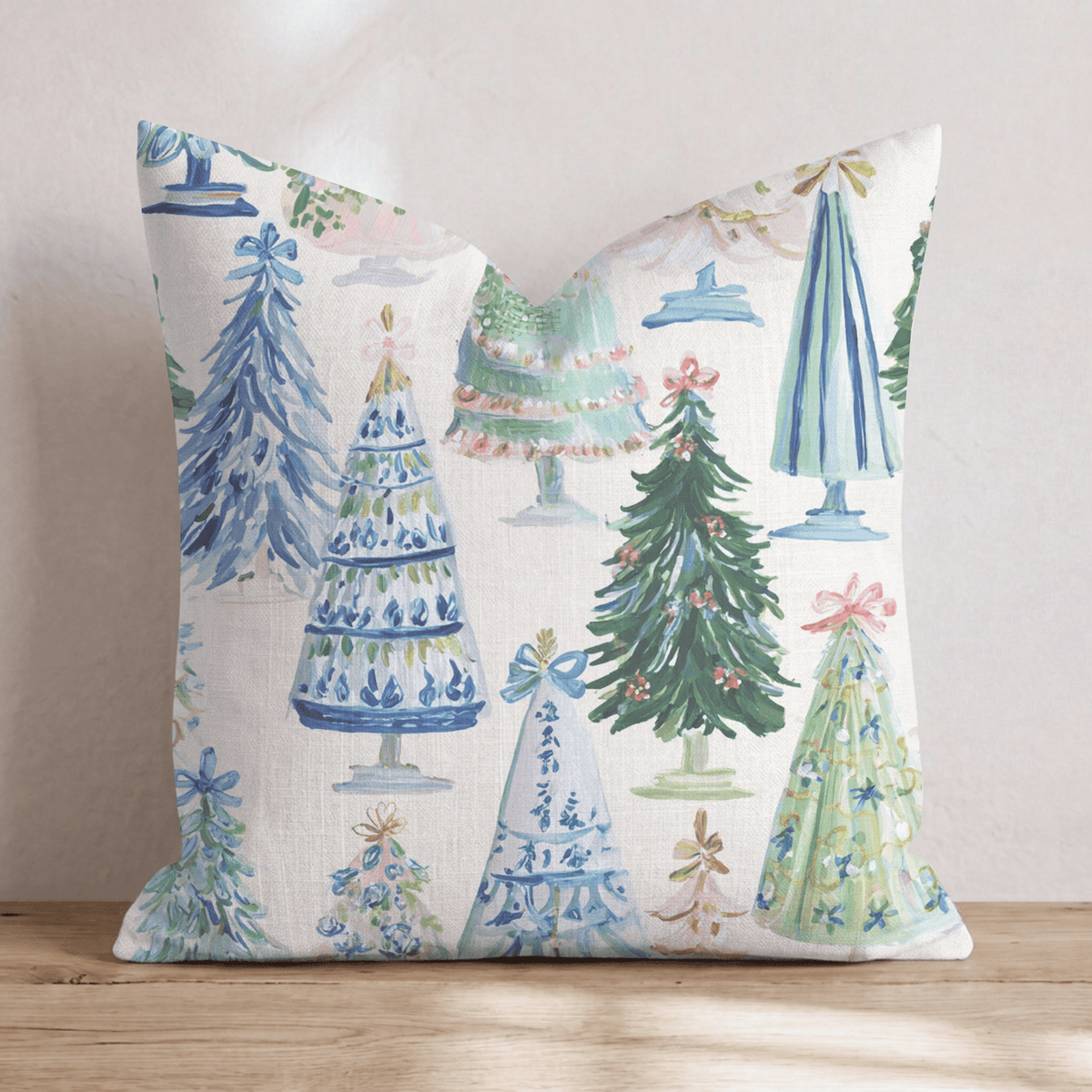 Icy Christmas Throw Pillow throw pillow - Hillcroft Home