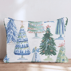 Icy Christmas Throw Pillow throw pillow - Hillcroft Home