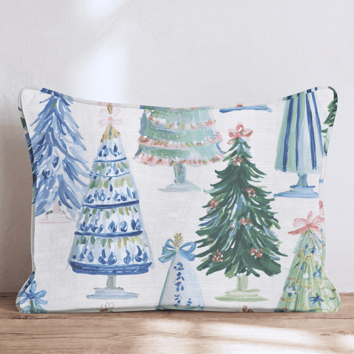 Icy Christmas Throw Pillow throw pillow - Hillcroft Home