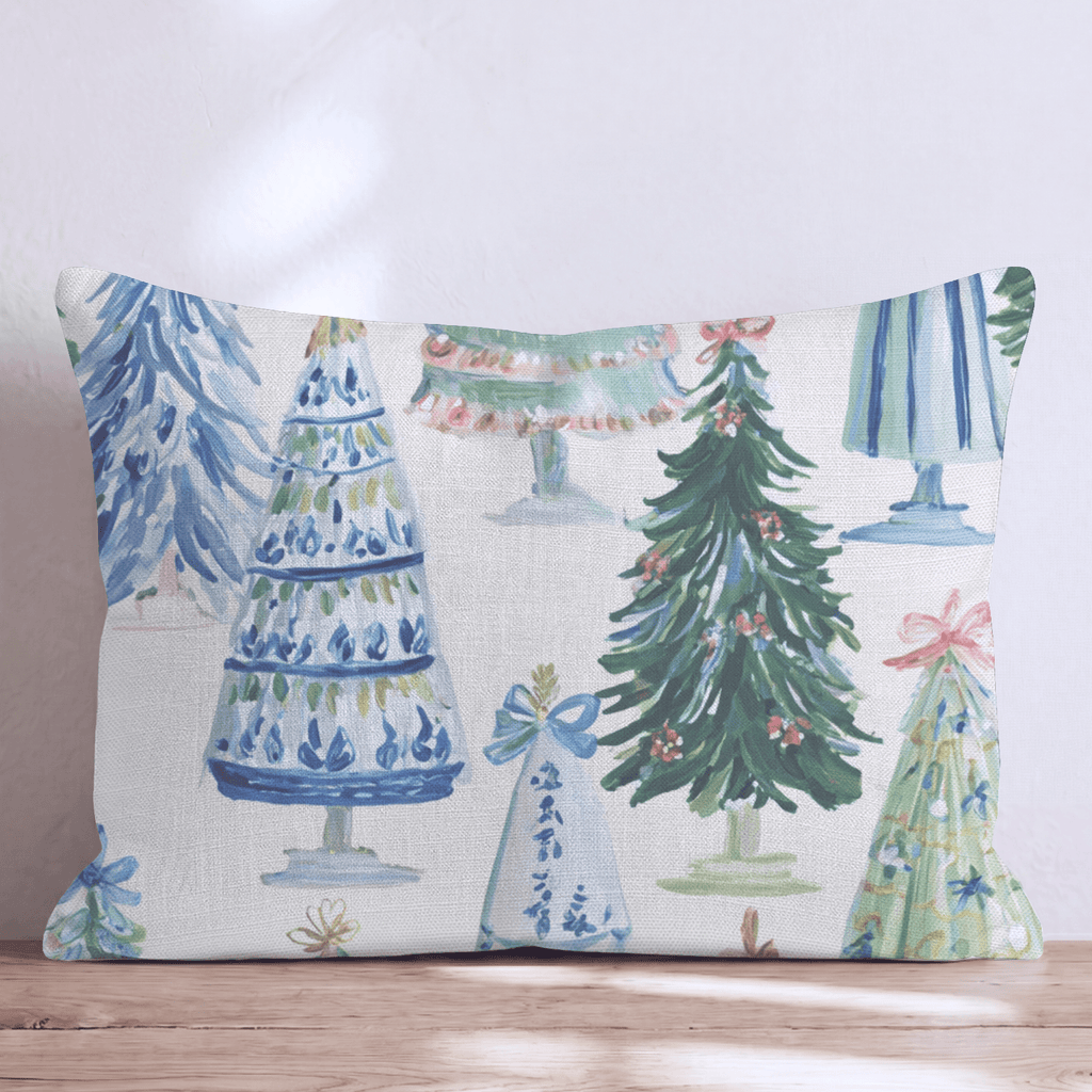 Icy Christmas Throw Pillow throw pillow - Hillcroft Home