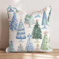 Icy Christmas Throw Pillow throw pillow - Hillcroft Home
