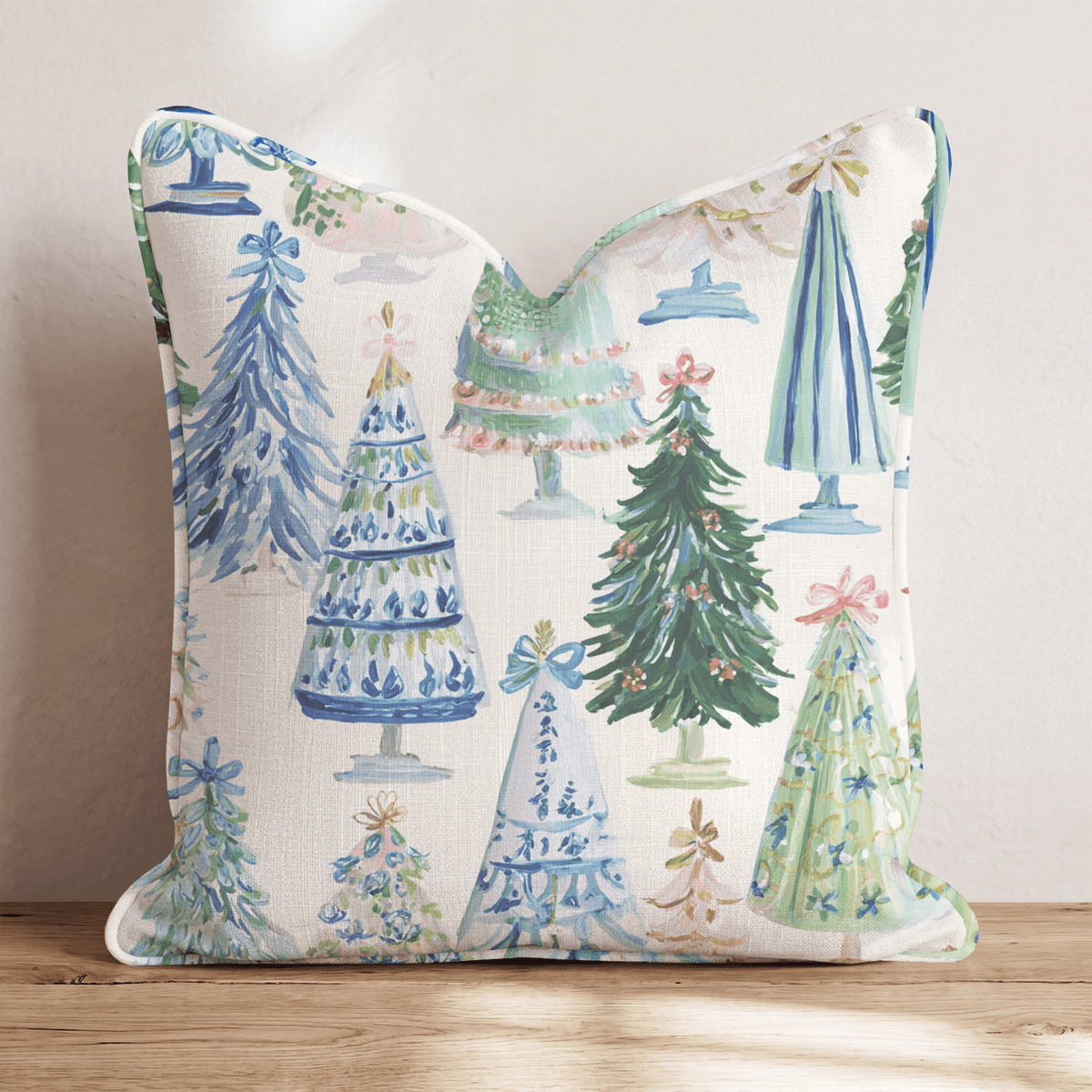 Icy Christmas Throw Pillow throw pillow - Hillcroft Home
