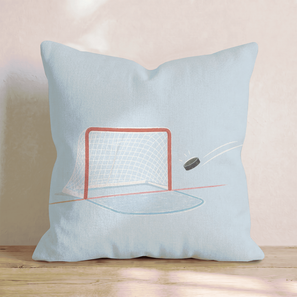 Icy Goal Throw Pillow - Hillcroft Home