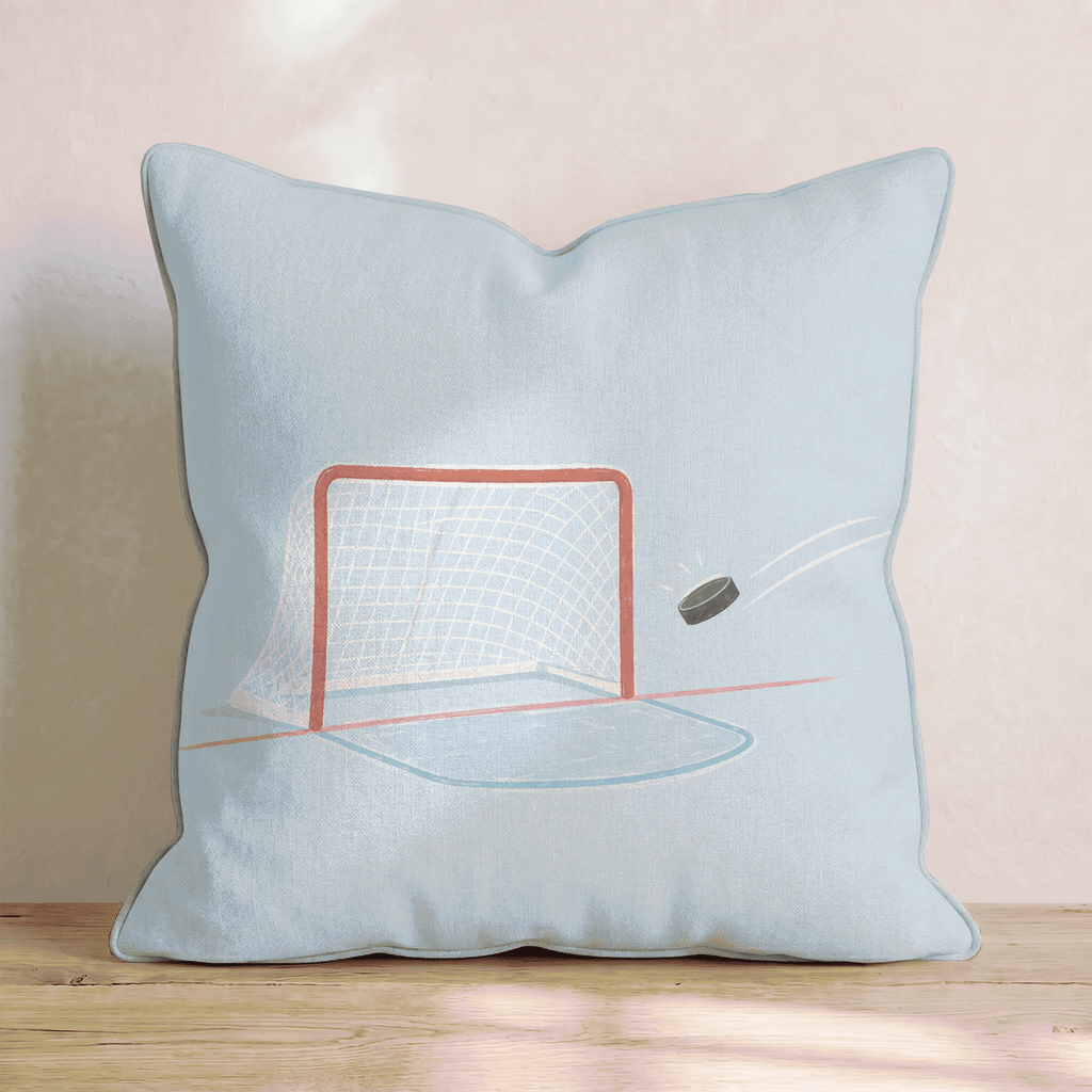 Icy Goal Throw Pillow - Hillcroft Home