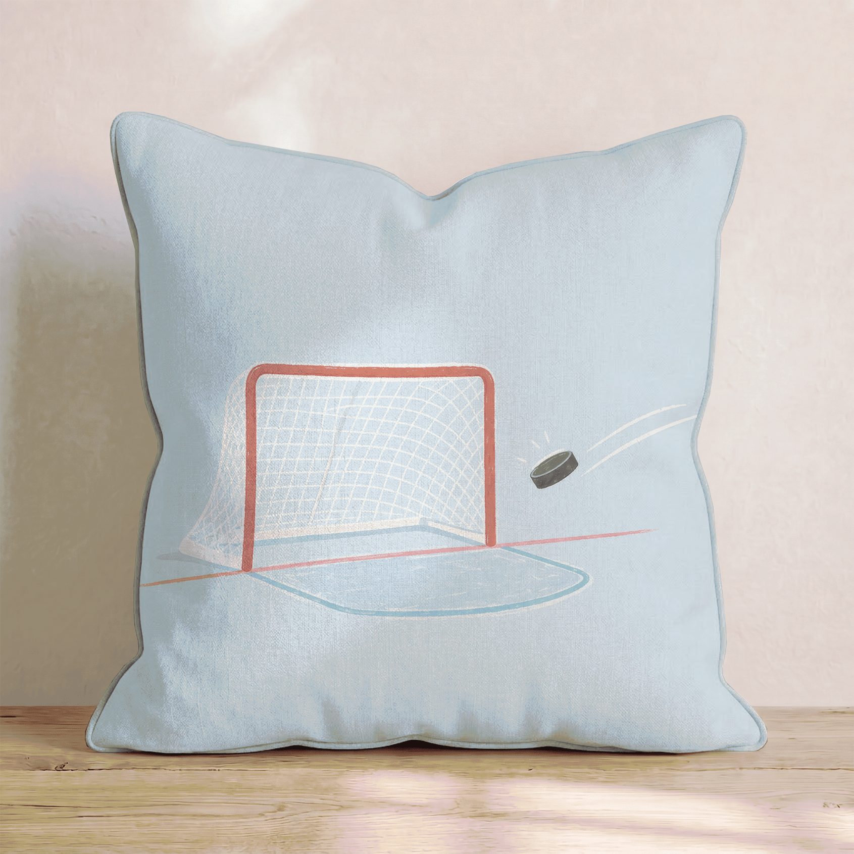 Icy Goal Throw Pillow - Hillcroft Home