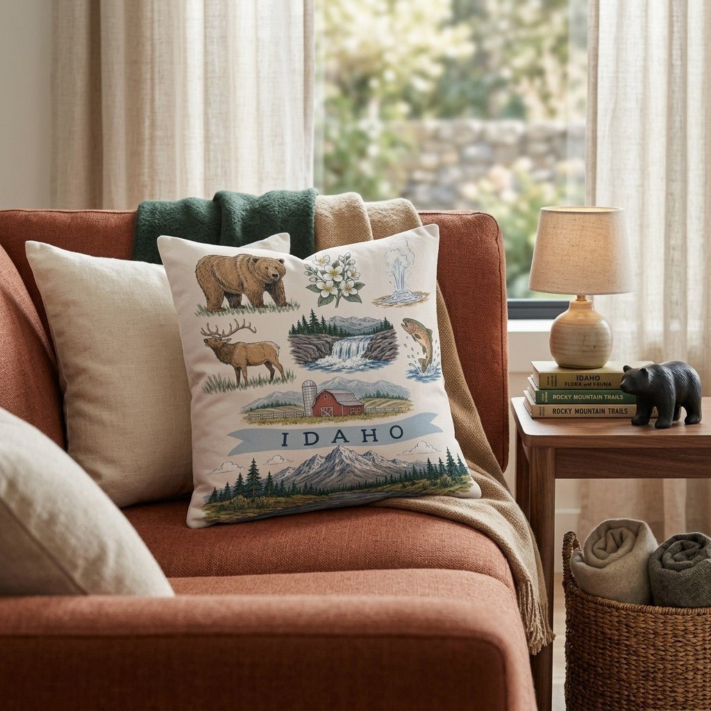Idaho Gallery Throw Pillow - Hillcroft Home