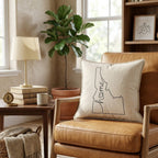 Idaho Home Throw Pillow - Hillcroft Home